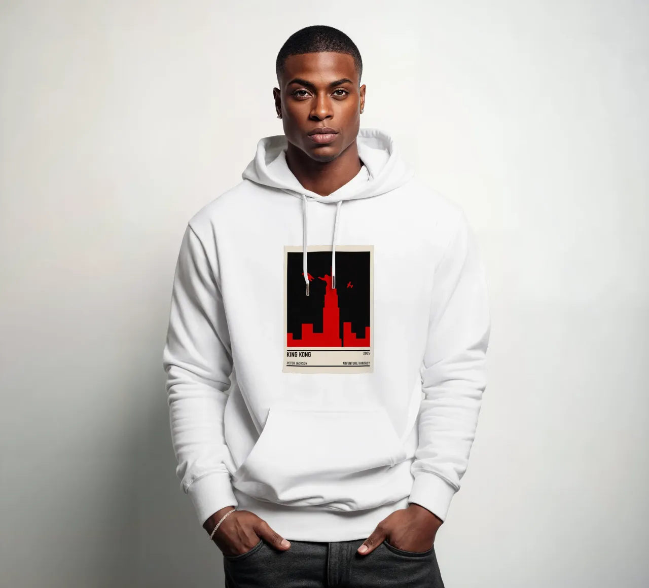 King Kong felpa con cappuccio da TheArtstudio