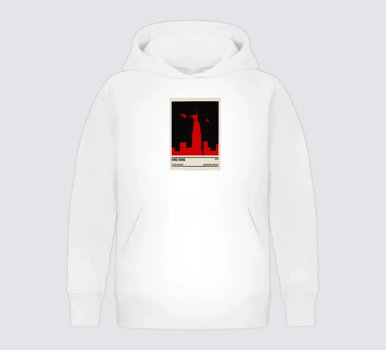 King Kong felpa bambino con cappuccio da TheArtstudio