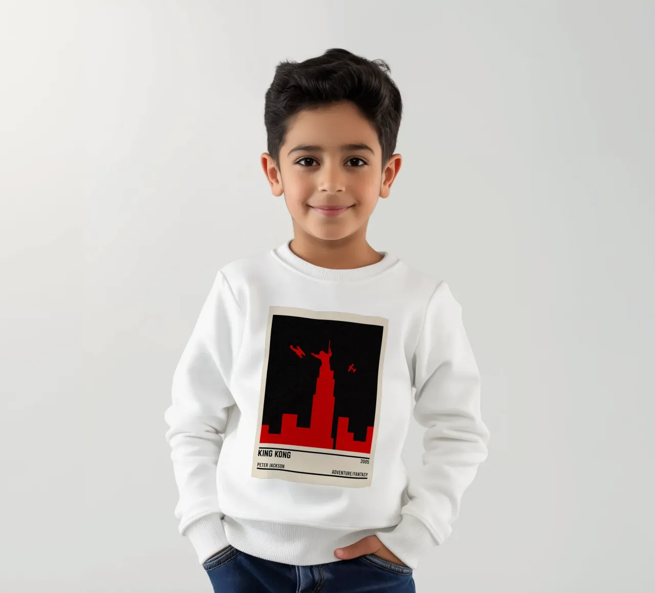 King Kong felpa bambino da TheArtstudio