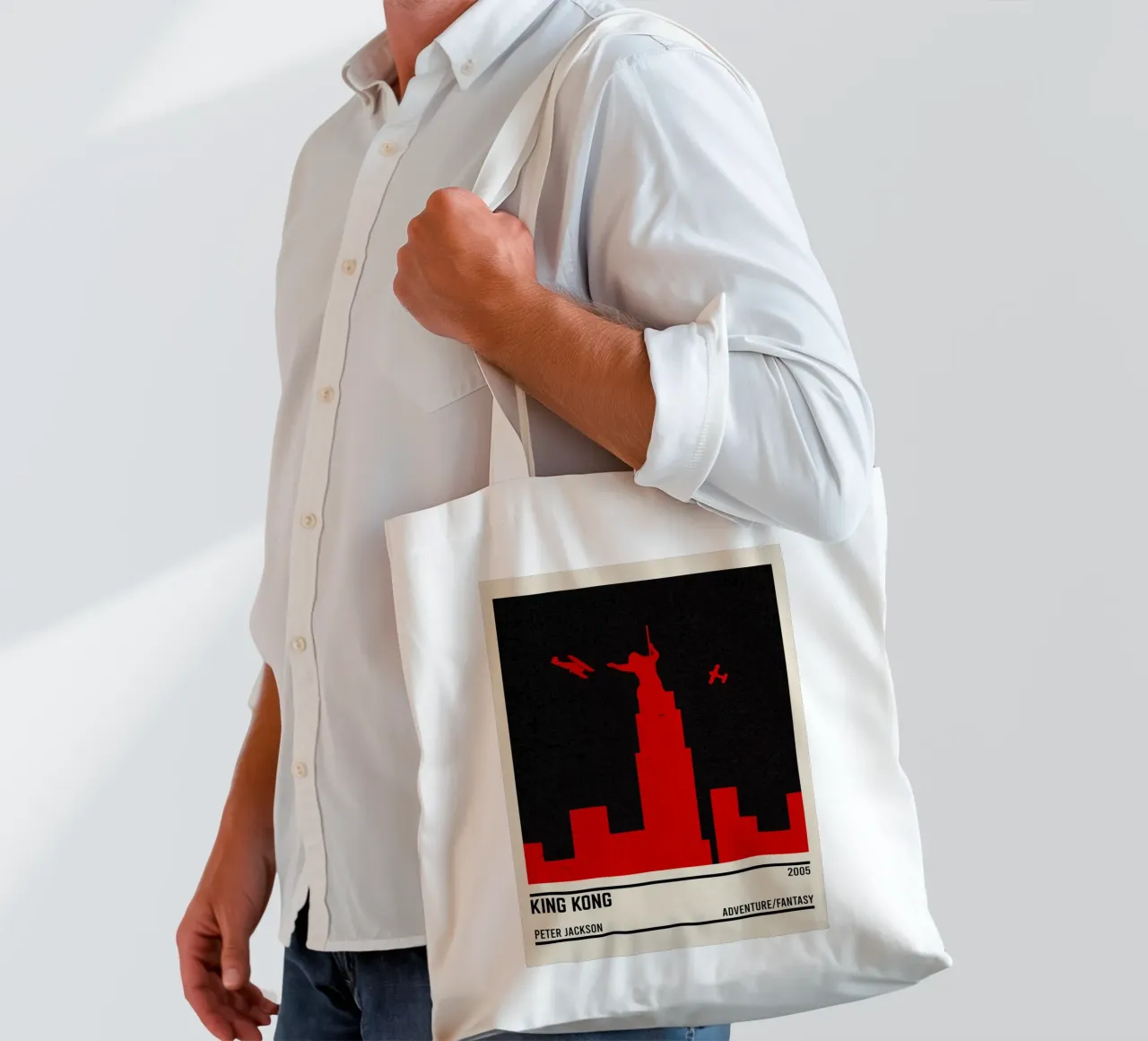 King Kong borsa in juta da TheArtstudio