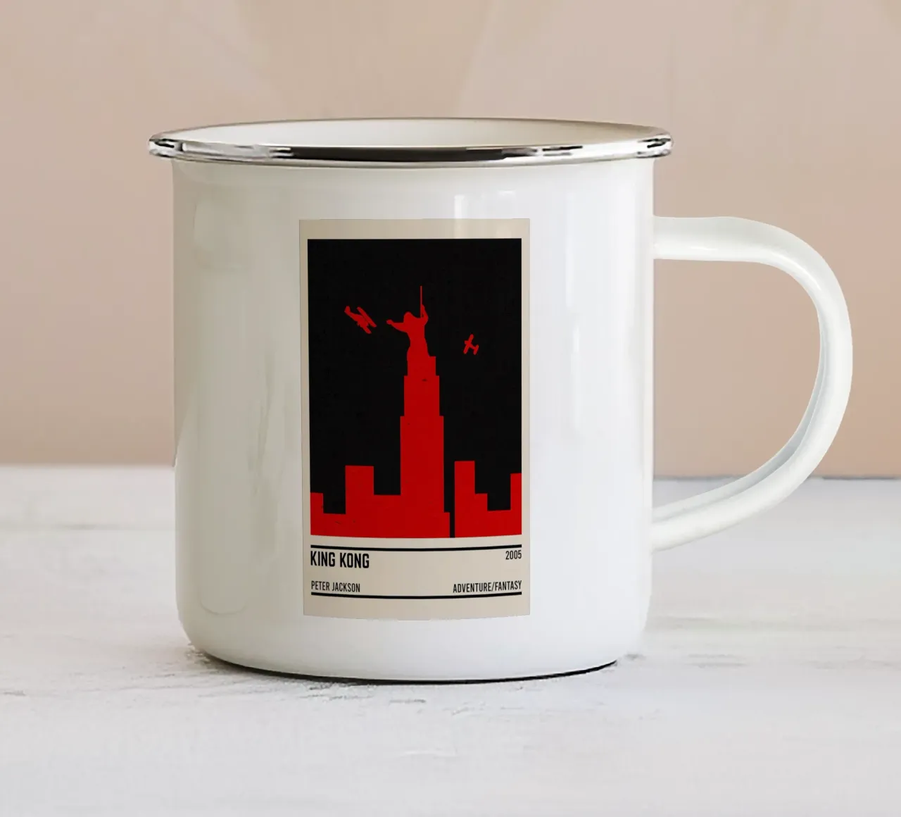 King Kong tazza in smalto da TheArtstudio