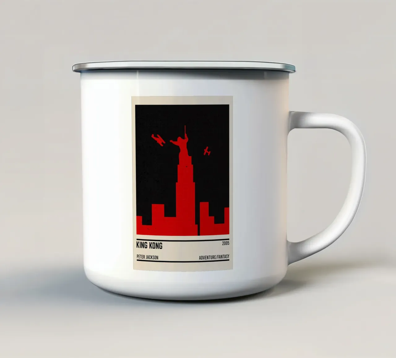 King Kong tazza in smalto da TheArtstudio