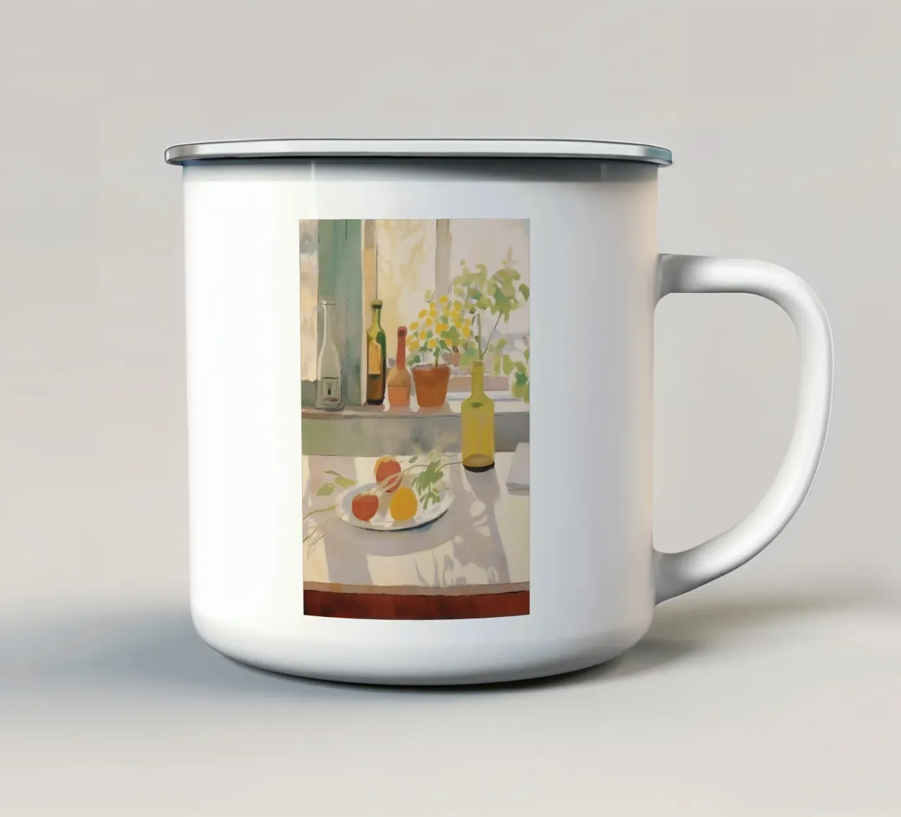 Boho Bella Vita 11 Flowers 3 tazza in smalto da Boho Print Collection