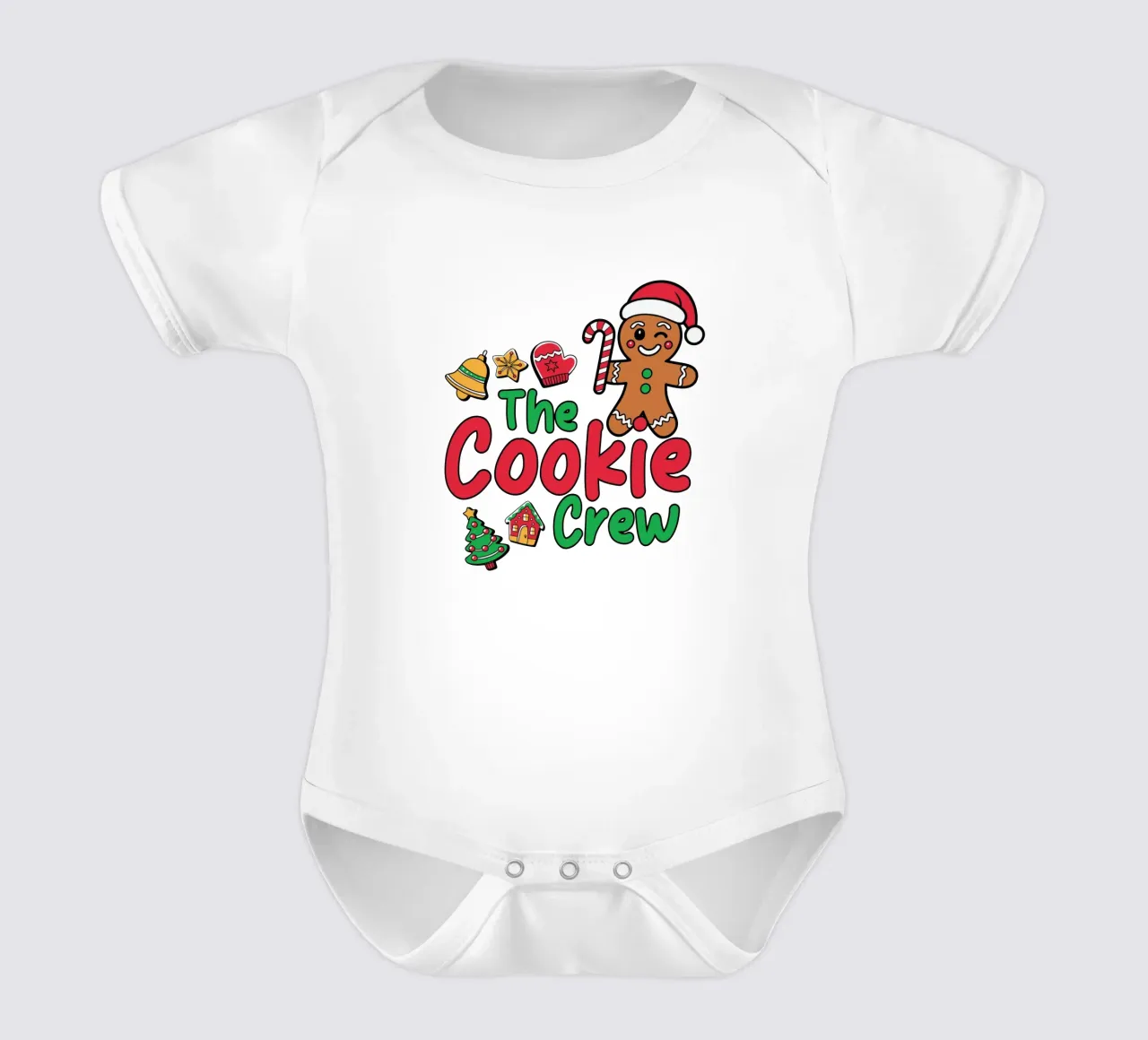 The Cookie Crew body neonato maniche corte da edsonramosart