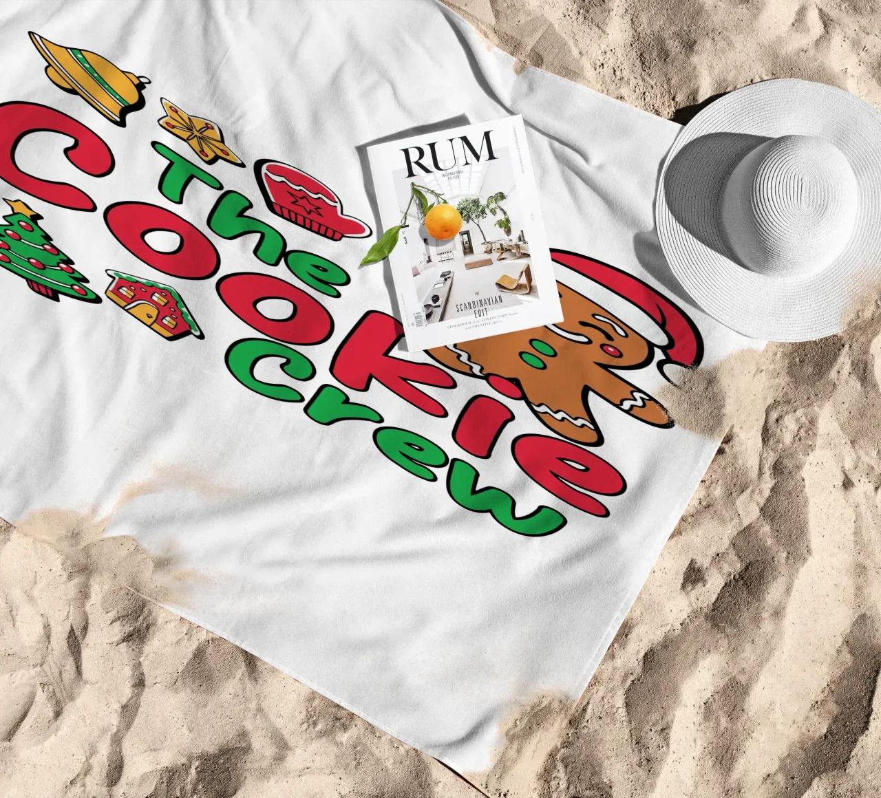 The Cookie Crew strandhanddoek van edsonramosart