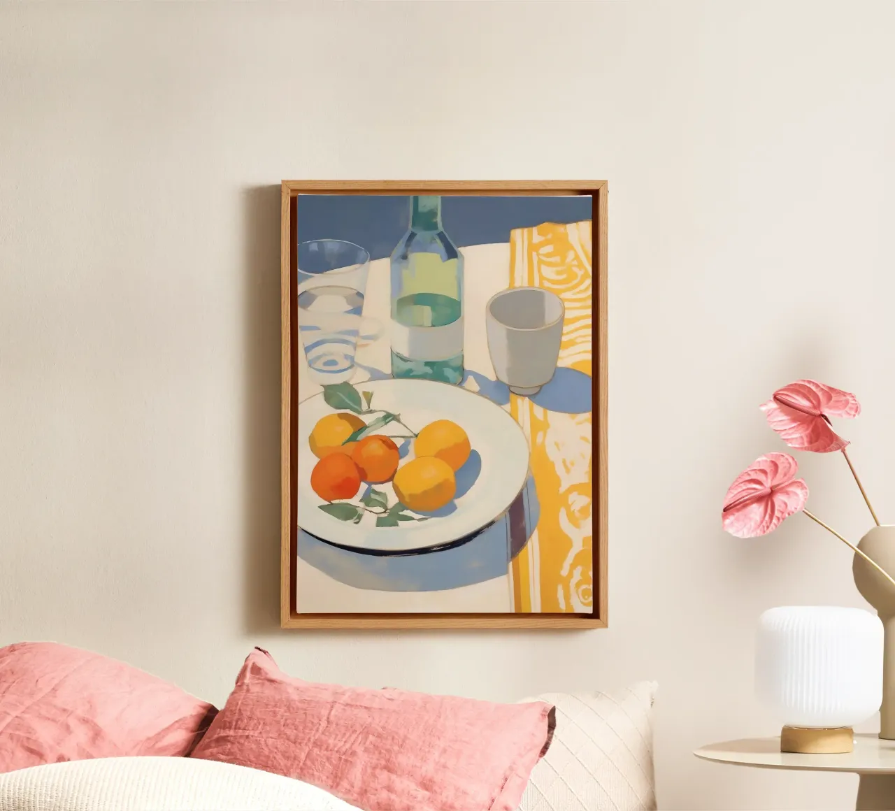 Boho Bella Vita 12 Food 3 Leinwand von Boho Print Collection