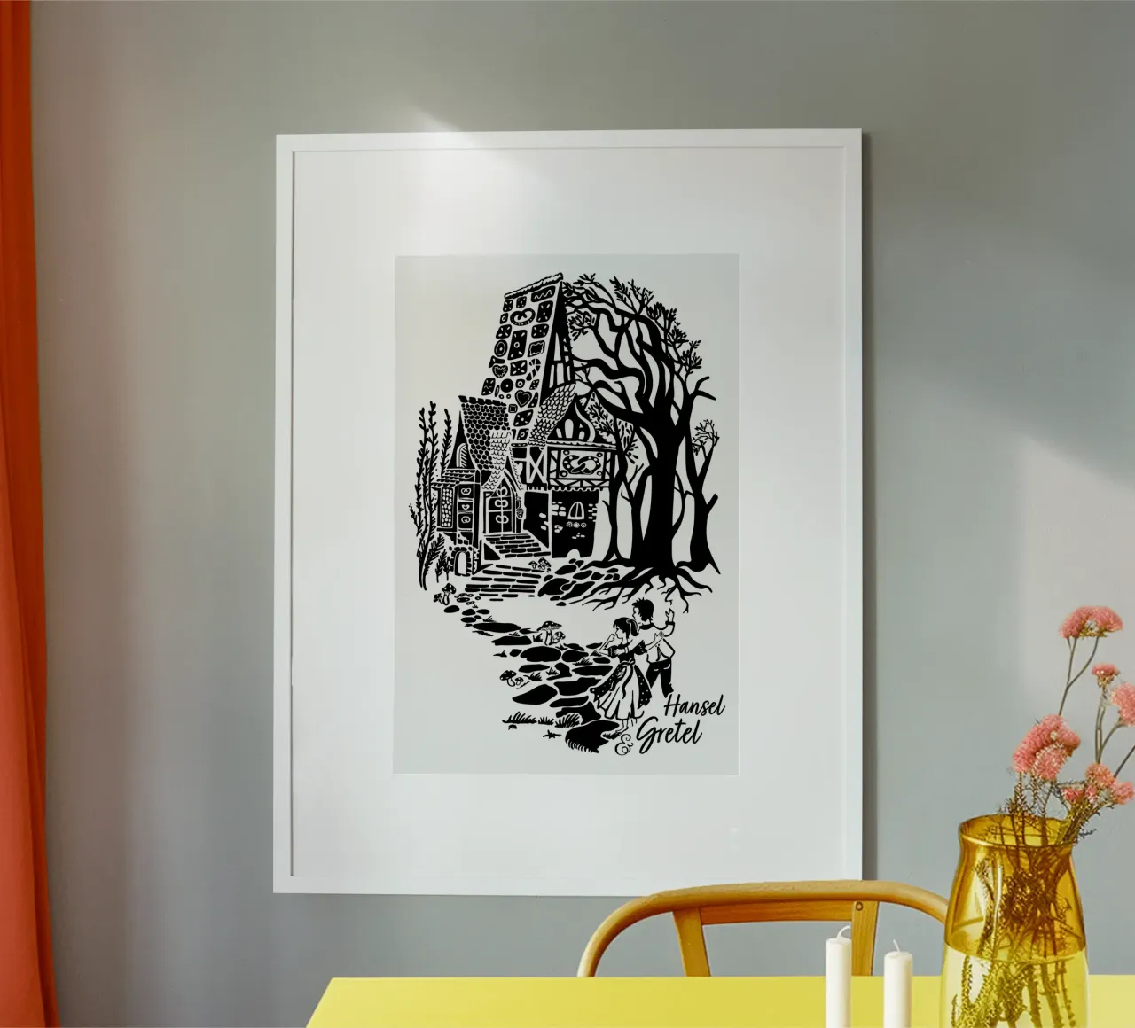 Hansel e Gretel - Fiaba d'epoca poster da DYDesign