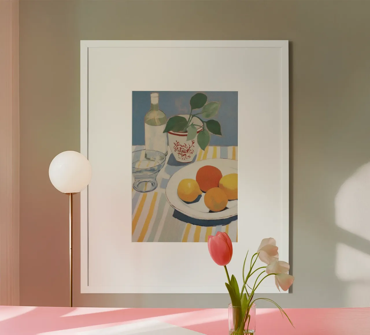 Boho Bella Vita 12 Food 4 poster con telaio in plastica da Boho Print Collection