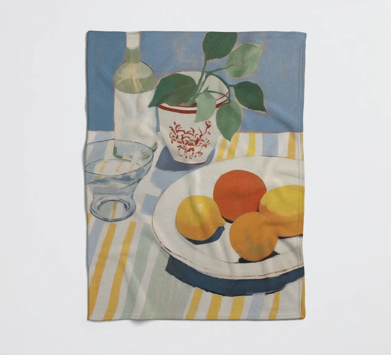 Boho Bella Vita 12 Food 4 coperta in pile da Boho Print Collection