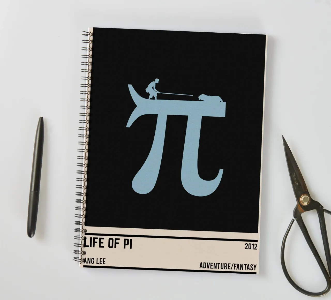 Life of Pi diario ad anelli da TheArtstudio