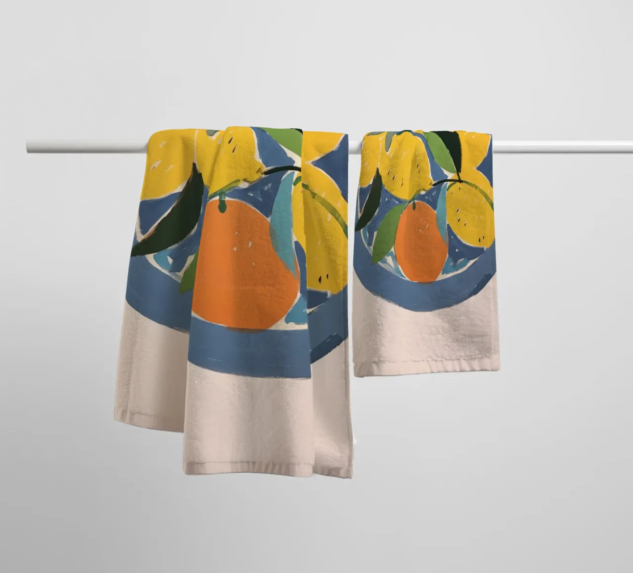 Boho Bella Vita 13 Fruits 1 towel by Boho Print Collection