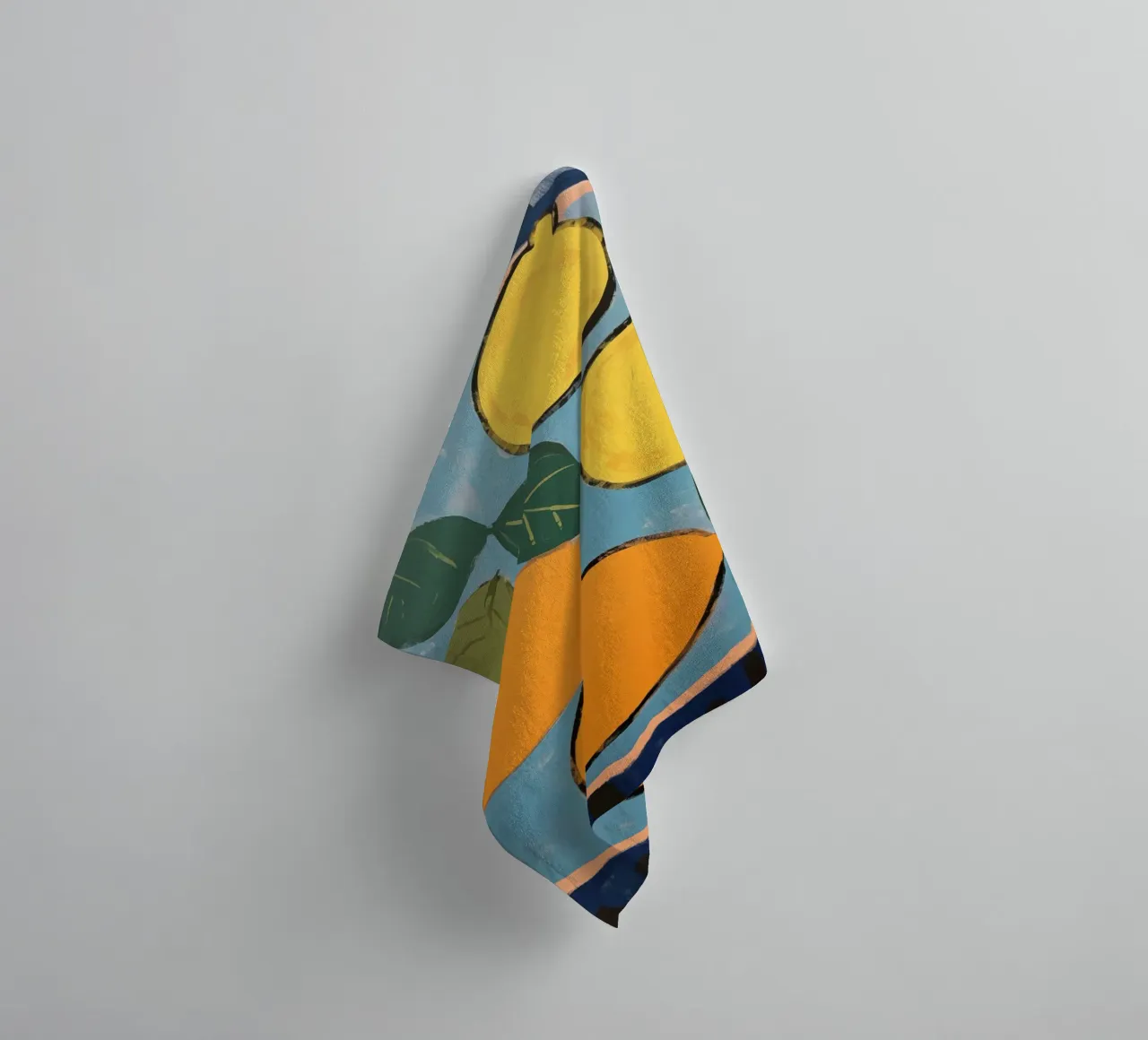Boho Bella Vita 13 Fruits 2 towel by Boho Print Collection