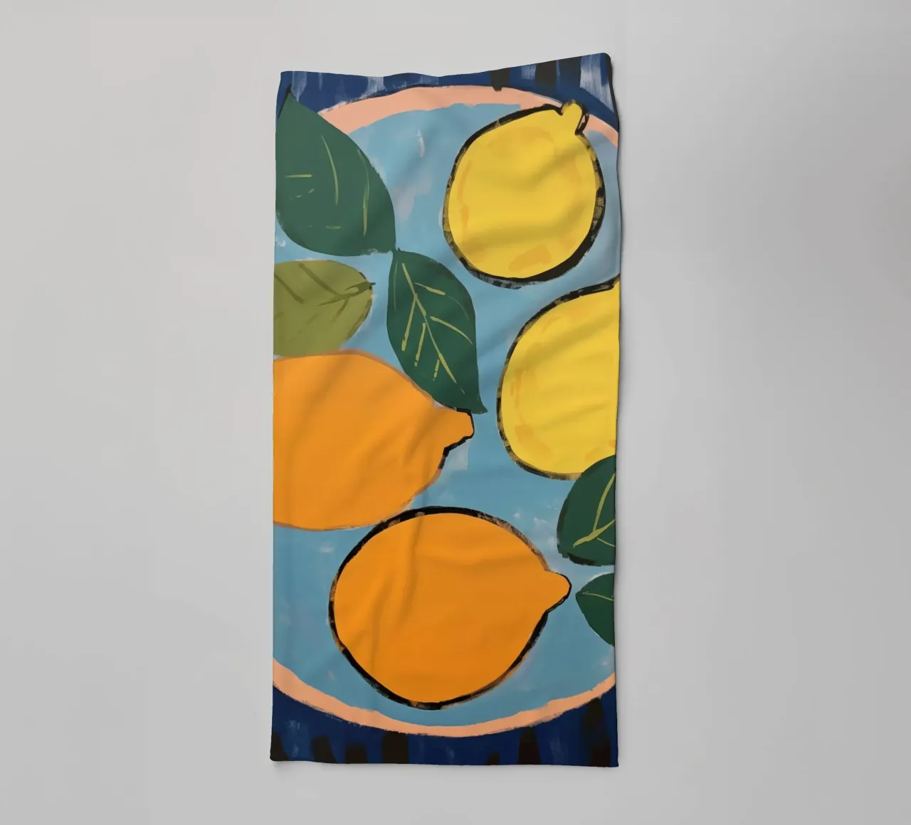Boho Bella Vita 13 Fruits 2 towel by Boho Print Collection