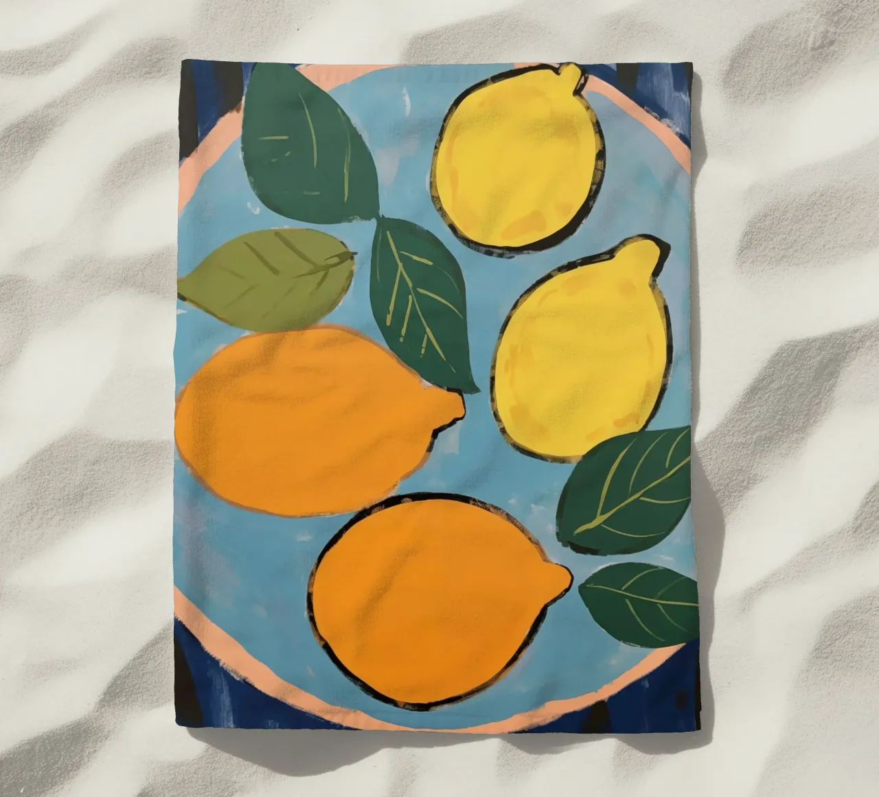 Boho Bella Vita 13 Fruits 2 telo mare da Boho Print Collection