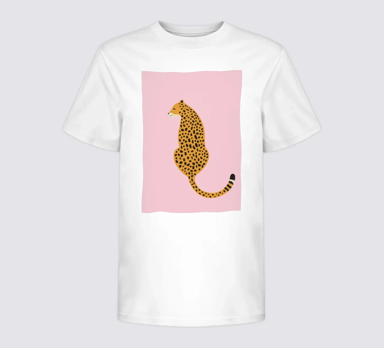 Cheetah Print, Pink Leopard Art Print, Boho Home Decor kids t-shirt by pdigitalprints