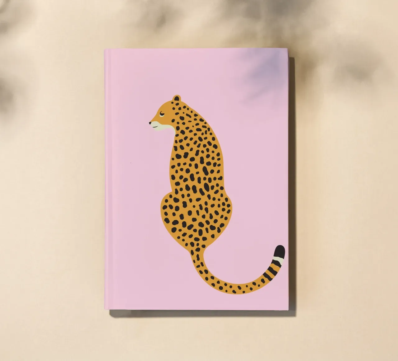 Cheetah Print, Pink Leopard Art Print, Boho Home Decor notebook by pdigitalprints