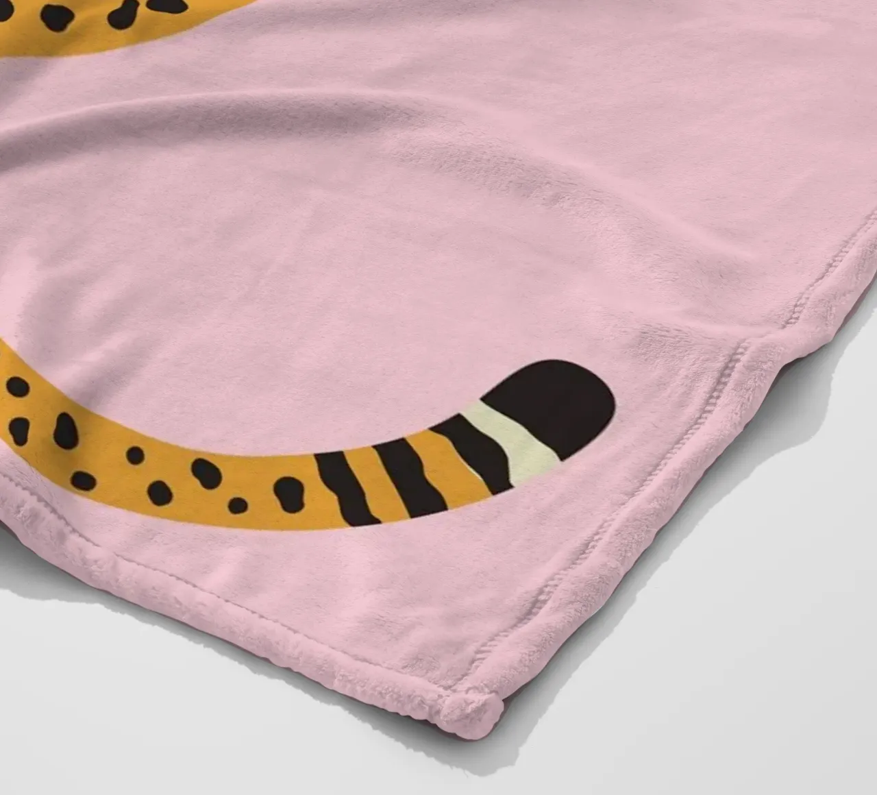 Cheetah Print, Pink Leopard Art Print, Boho Home Decor fleece blanket by pdigitalprints
