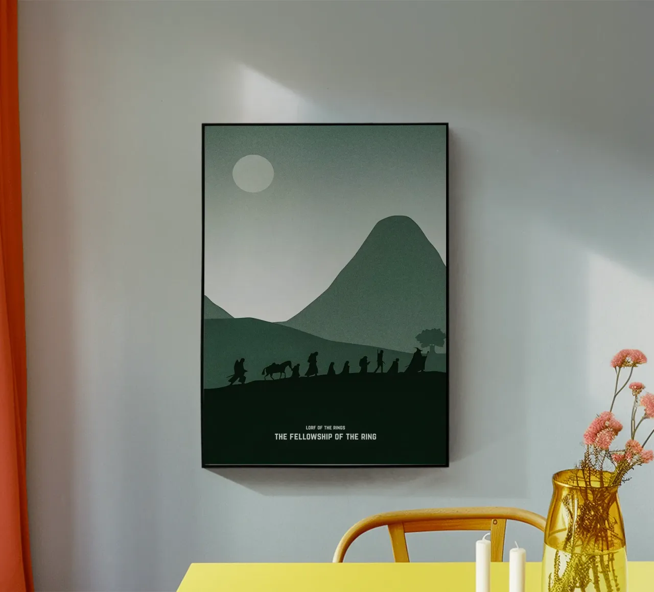 Lord of the Rings Poster 1 acrylic glass by TheArtstudio