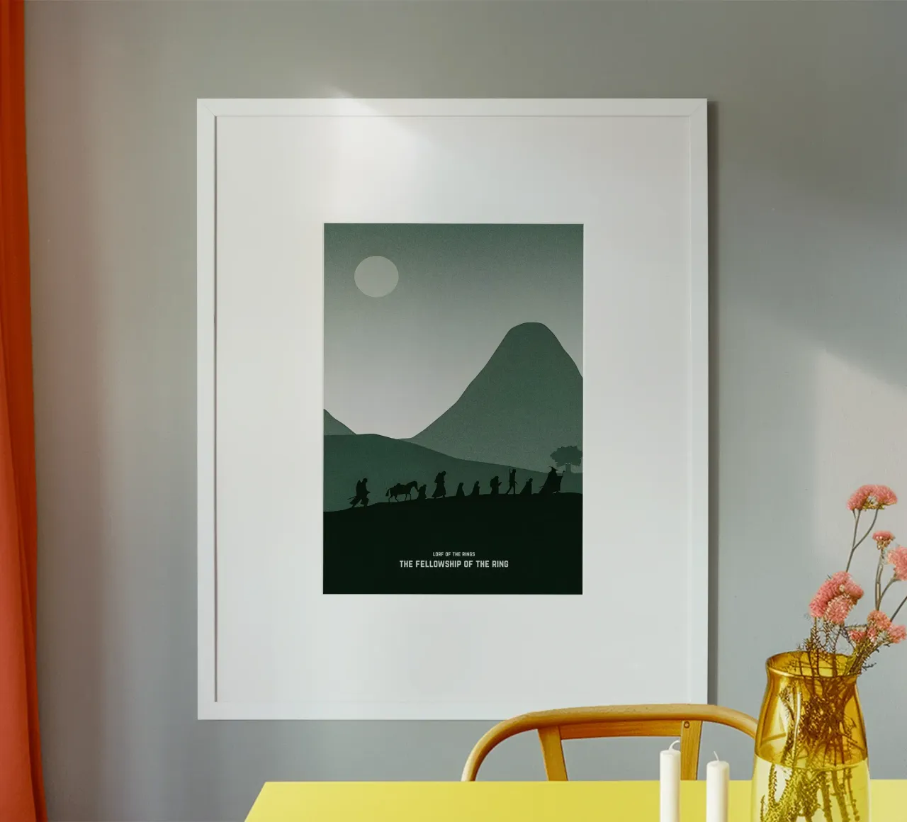 Lord of the Rings Poster 1 poster con telaio in alluminio da TheArtstudio