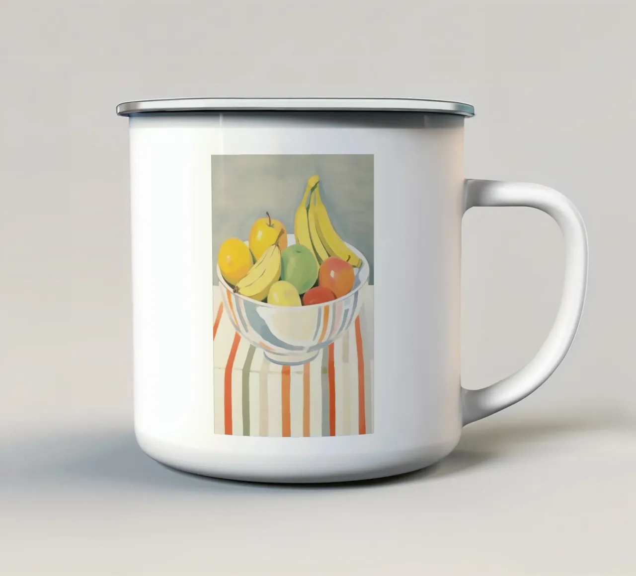 Boho Bella Vita 13 Fruits 3 tazza in smalto da Boho Print Collection