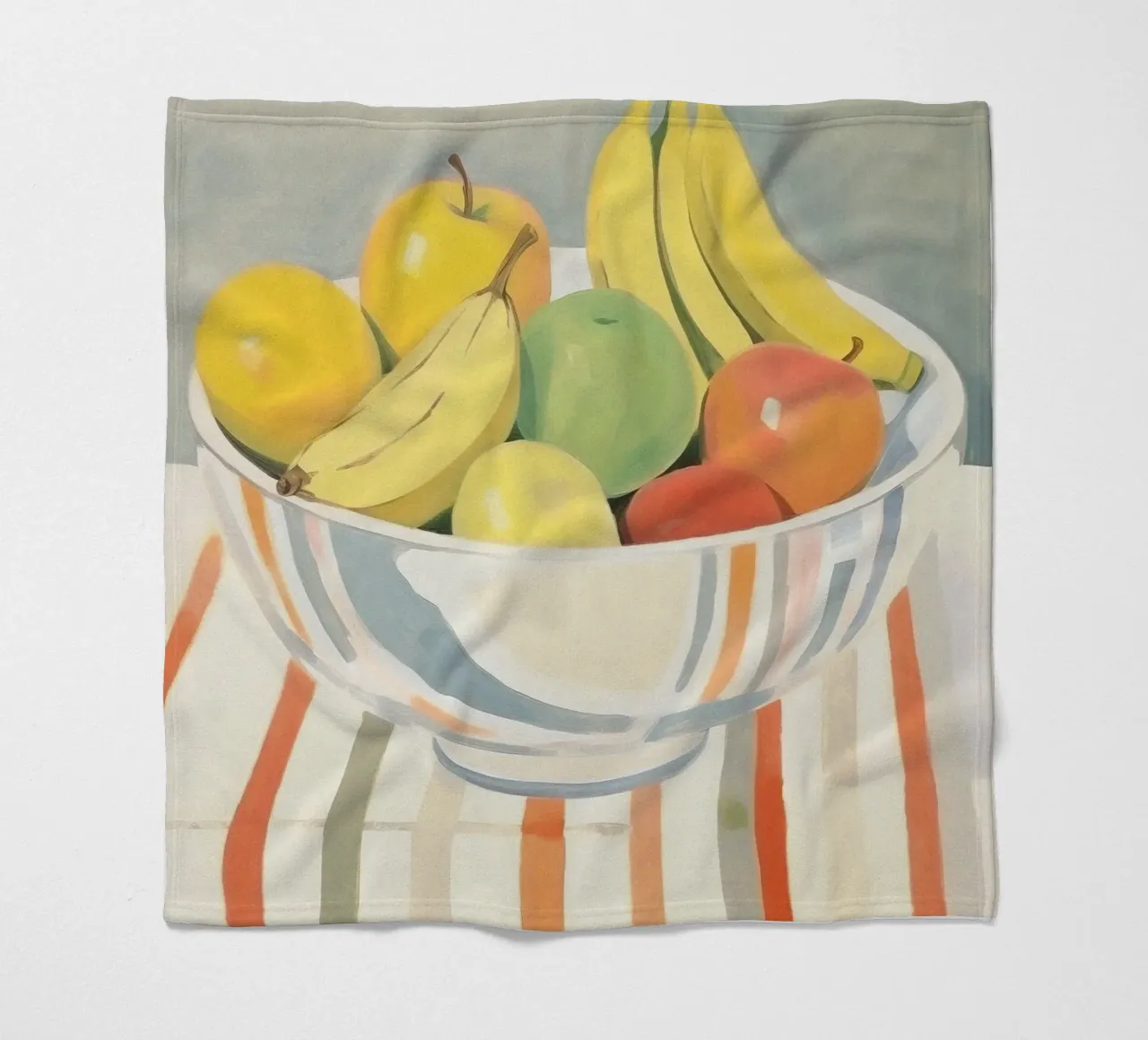 Boho Bella Vita 13 Fruits 3 coperta in pile da Boho Print Collection