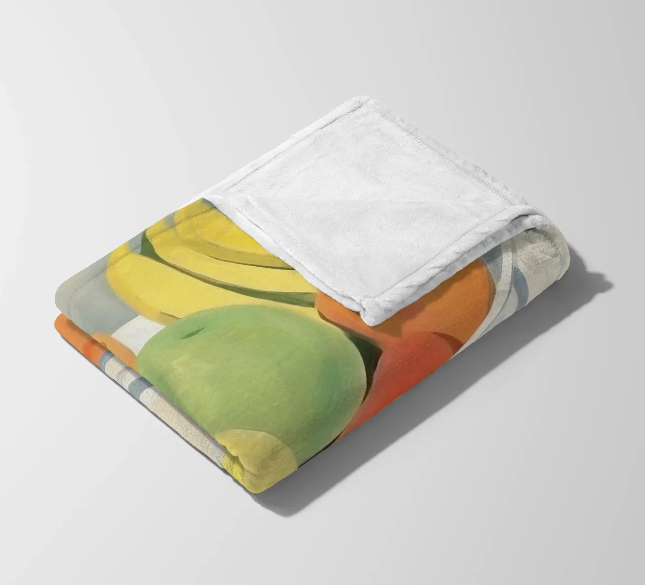 Boho Bella Vita 13 Fruits 3 coperta in pile da Boho Print Collection