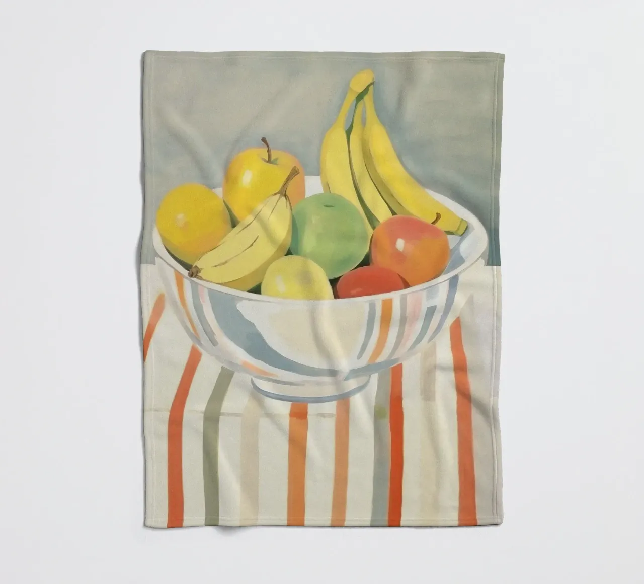 Boho Bella Vita 13 Fruits 3 coperta in pile da Boho Print Collection