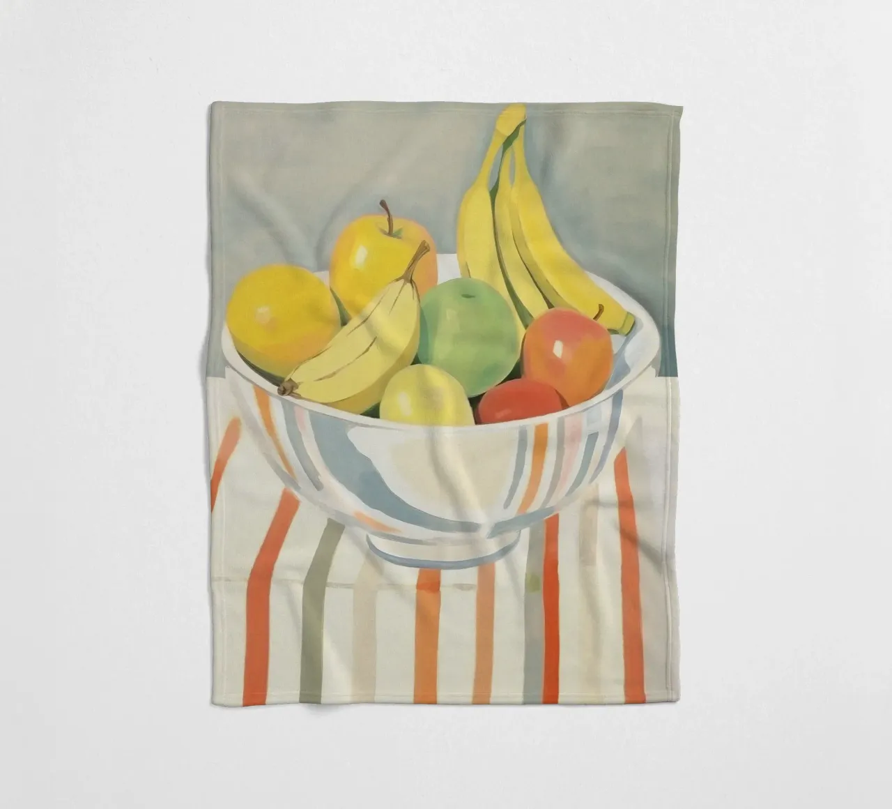 Boho Bella Vita 13 Fruits 3 coperta in pile da Boho Print Collection