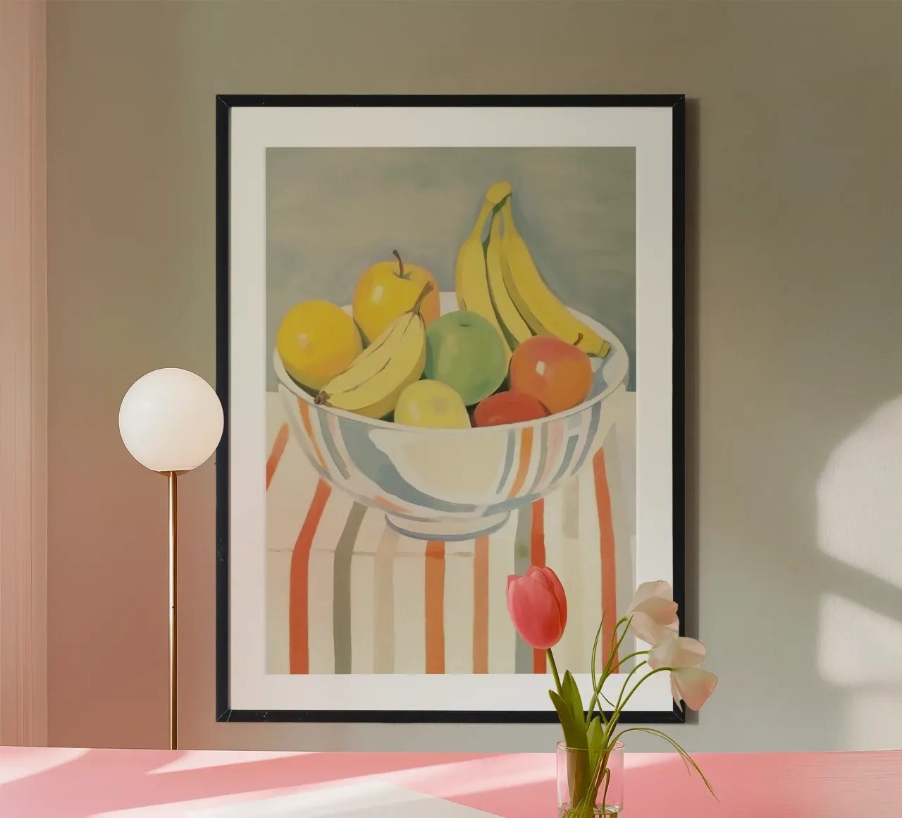 Boho Bella Vita 13 Fruits 3 poster con telaio in alluminio da Boho Print Collection