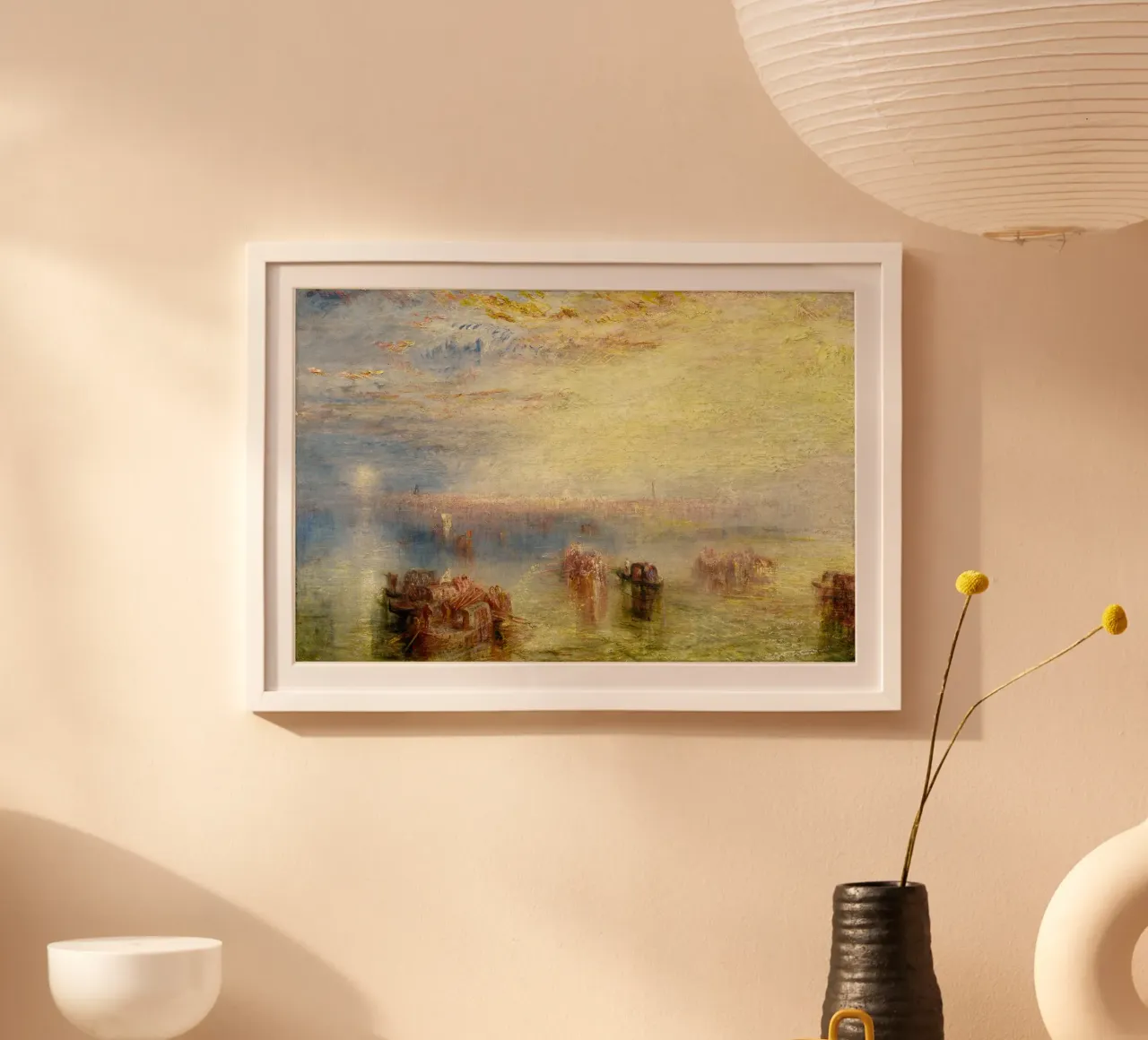 William Turner - Aproximación a Venecia poster de ARTOTHEK