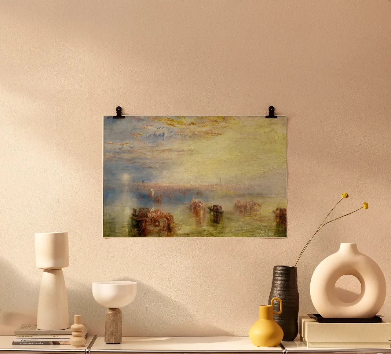 William Turner - Aproximación a Venecia poster de ARTOTHEK