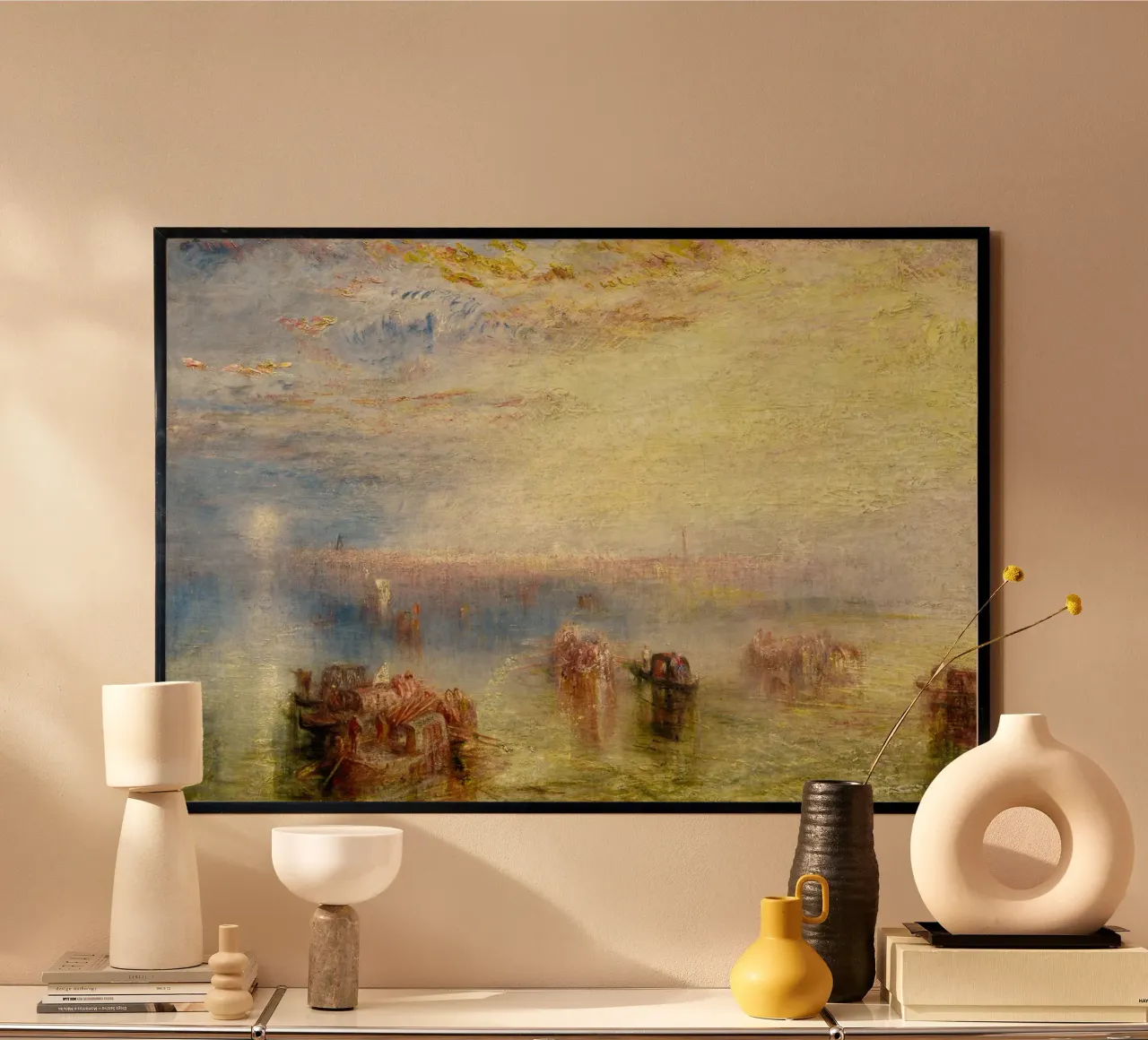 William Turner - Aproximación a Venecia poster de ARTOTHEK