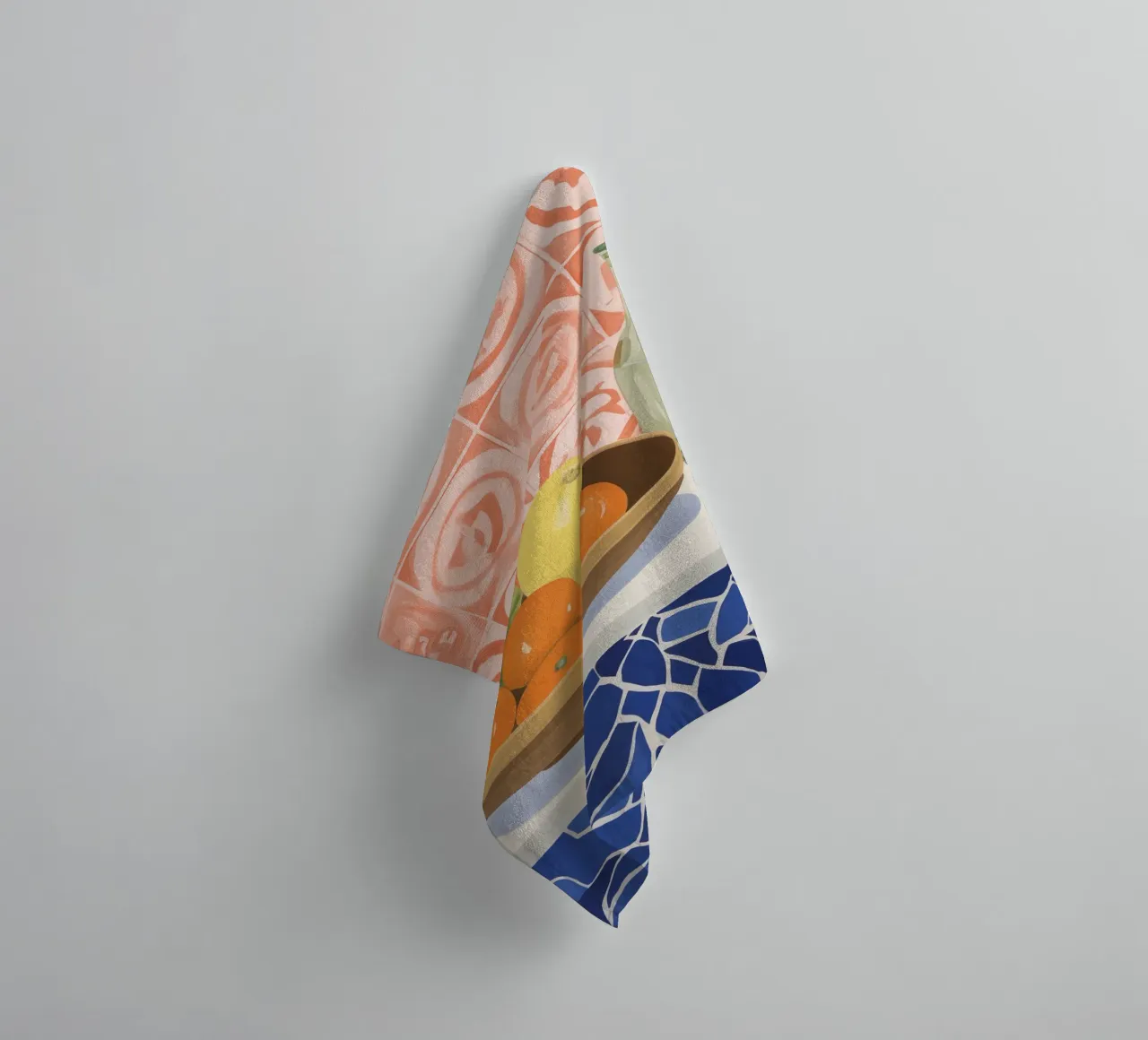 Boho Bella Vita 13 Fruits 4 asciugamano da bagno da Boho Print Collection
