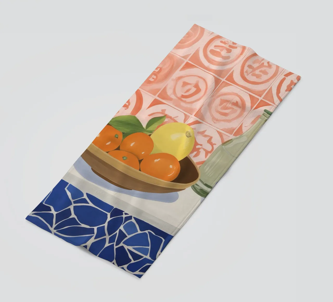 Boho Bella Vita 13 Fruits 4 telo mare da Boho Print Collection
