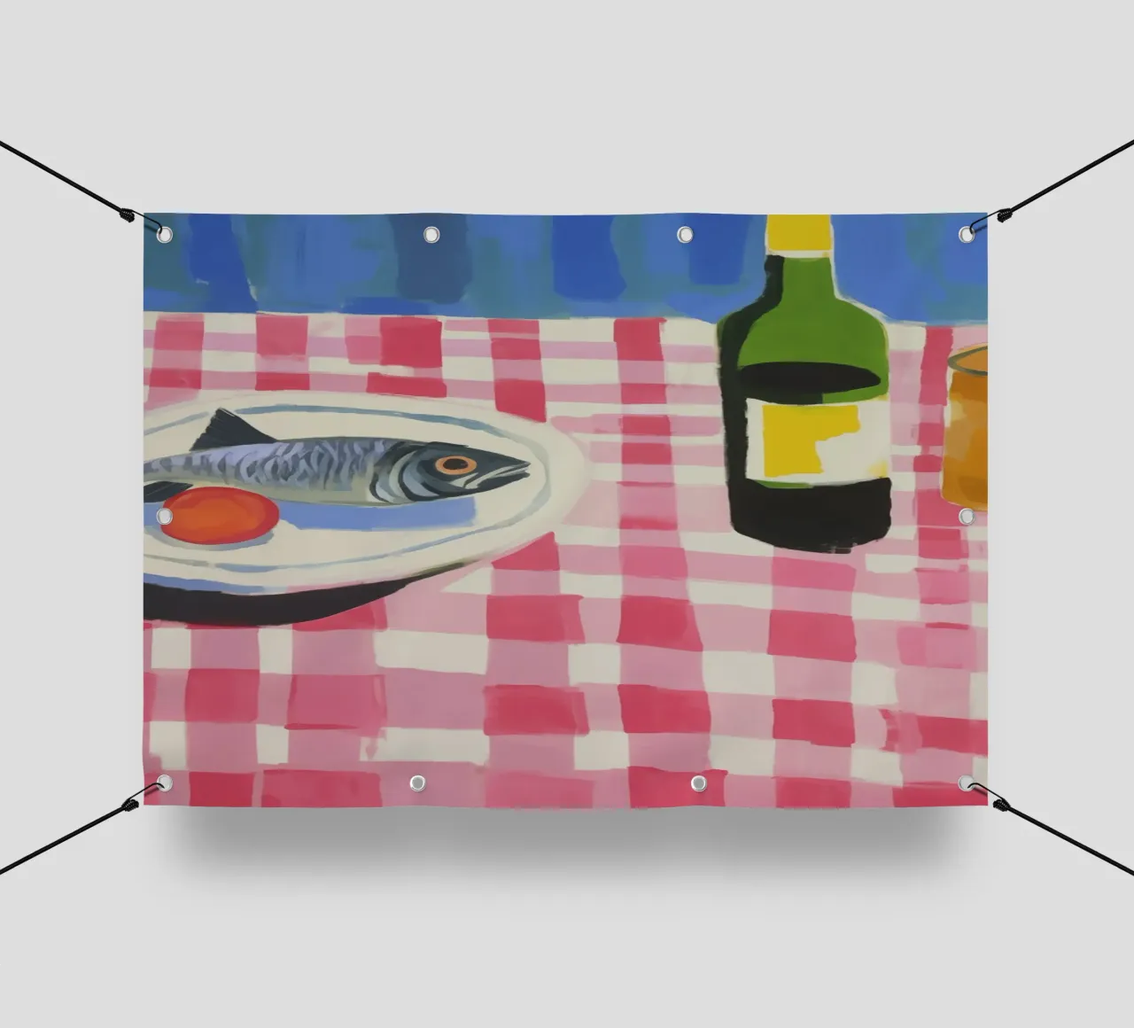 Boho Bella Vita 14 Table 1 telo in pvc da Boho Print Collection