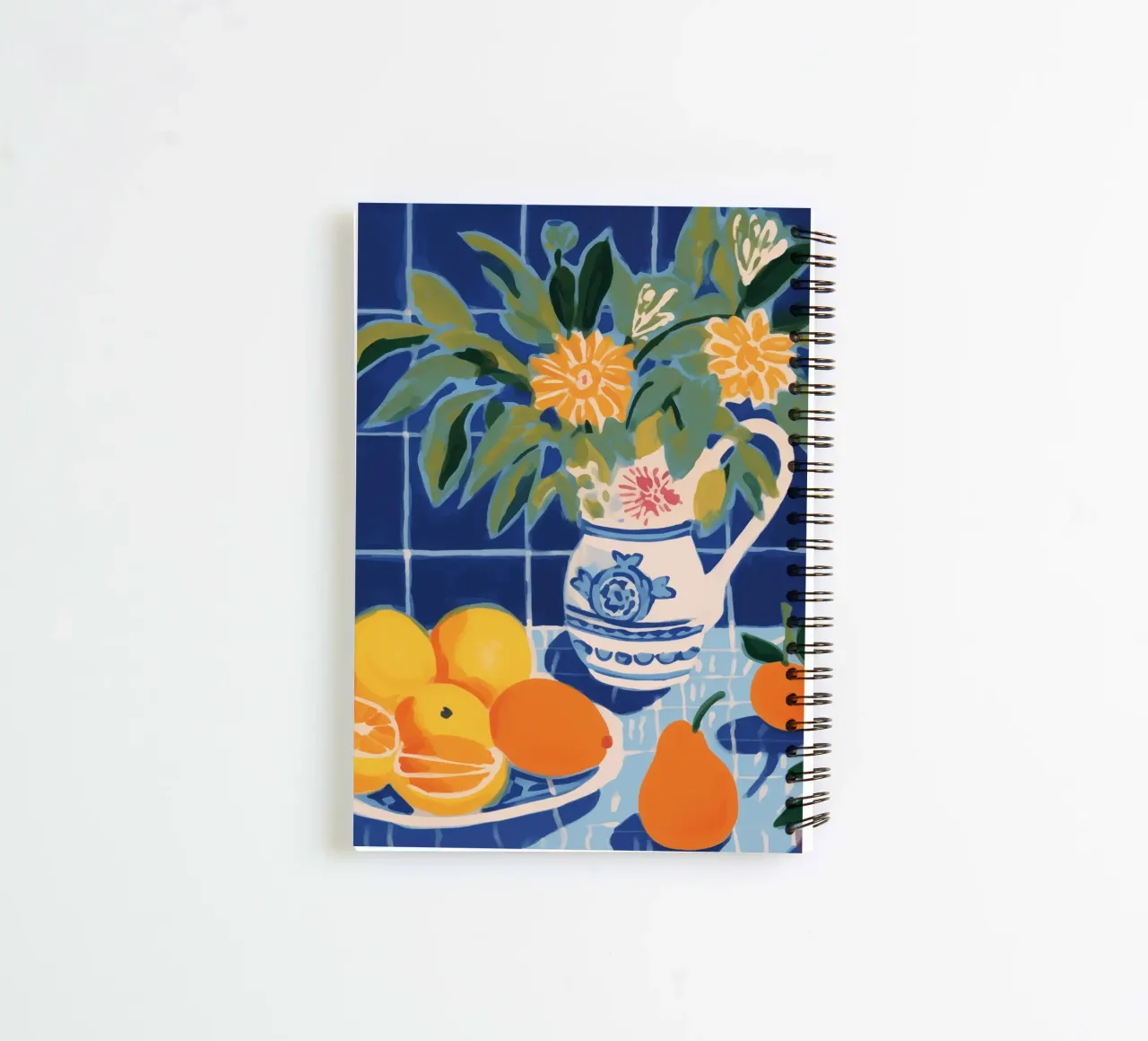 Boho Bella Vita 14 Table 3 spiral notebook by Boho Print Collection
