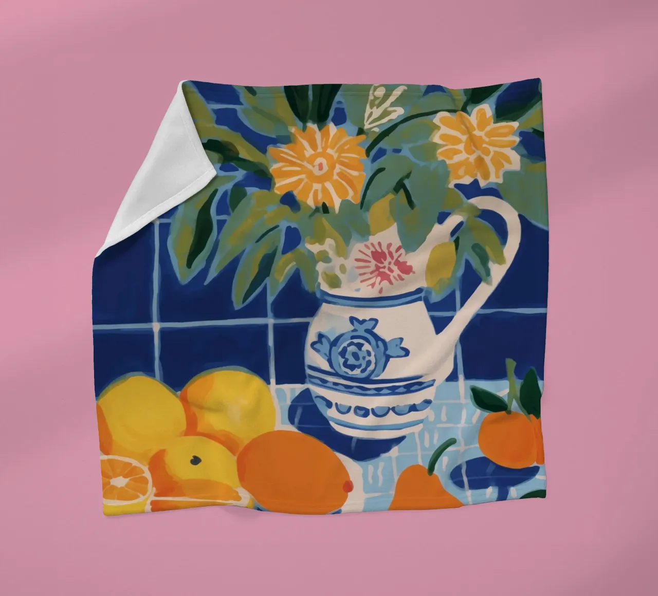 Boho Bella Vita 14 Table 3 coperta in pile da Boho Print Collection