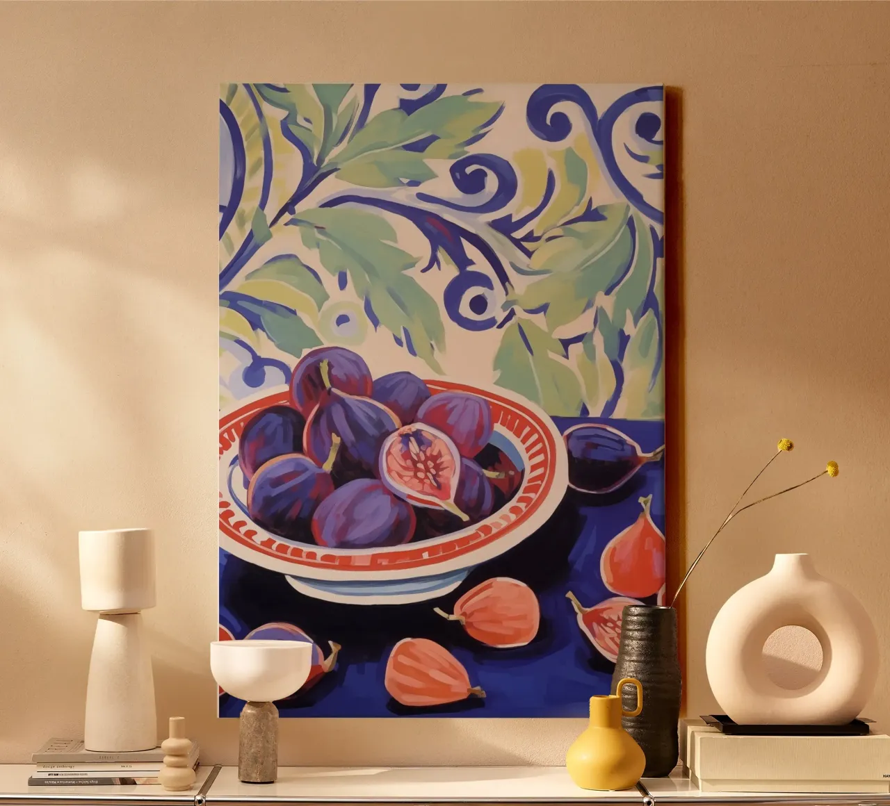 Boho Bella Vita 14 Table 4 canvas by Boho Print Collection