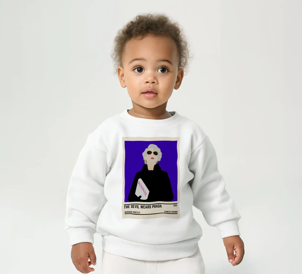 Miranda Priestly The Devil Wears Prada felpa neonato da TheArtstudio