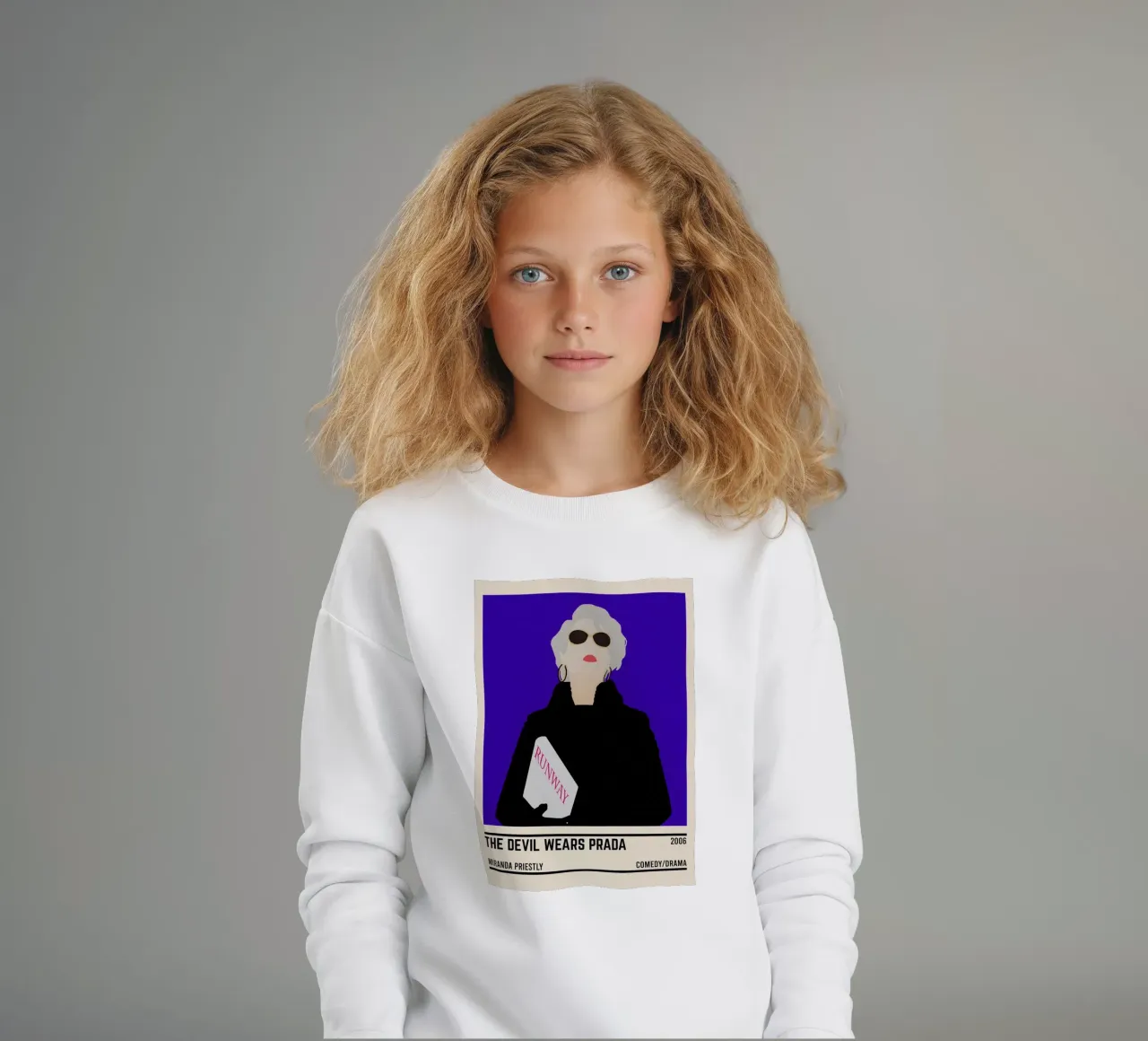 Miranda Priestly The Devil Wears Prada felpa bambino da TheArtstudio