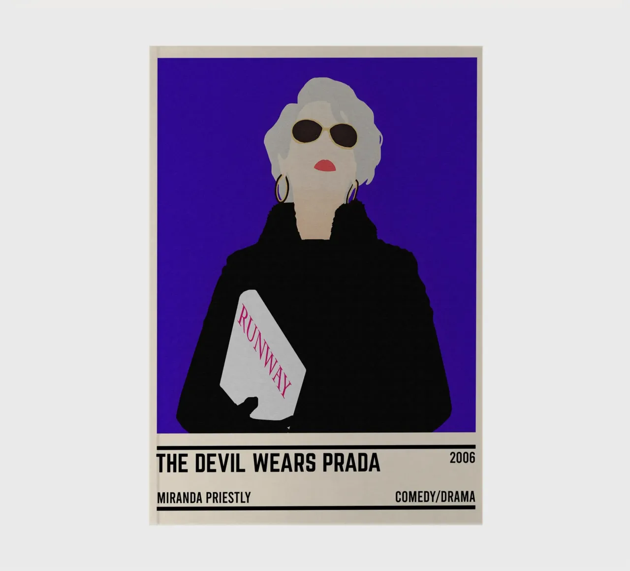 Miranda Priestly The Devil Wears Prada notebook by TheArtstudio