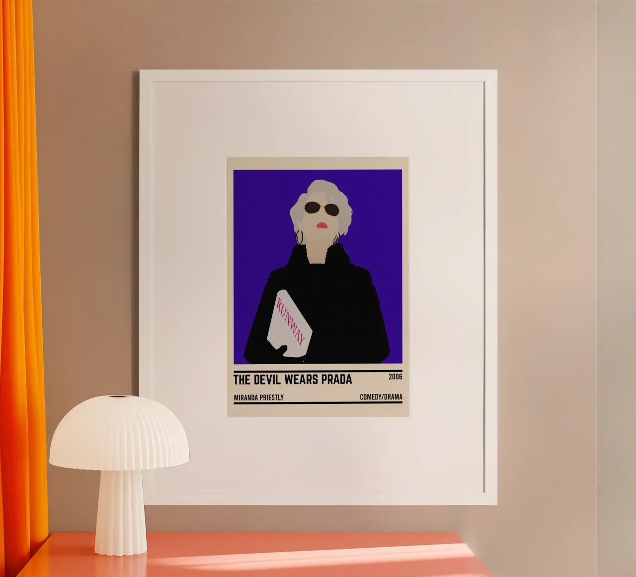 Miranda Priestly The Devil Wears Prada carta hahnemühle da TheArtstudio