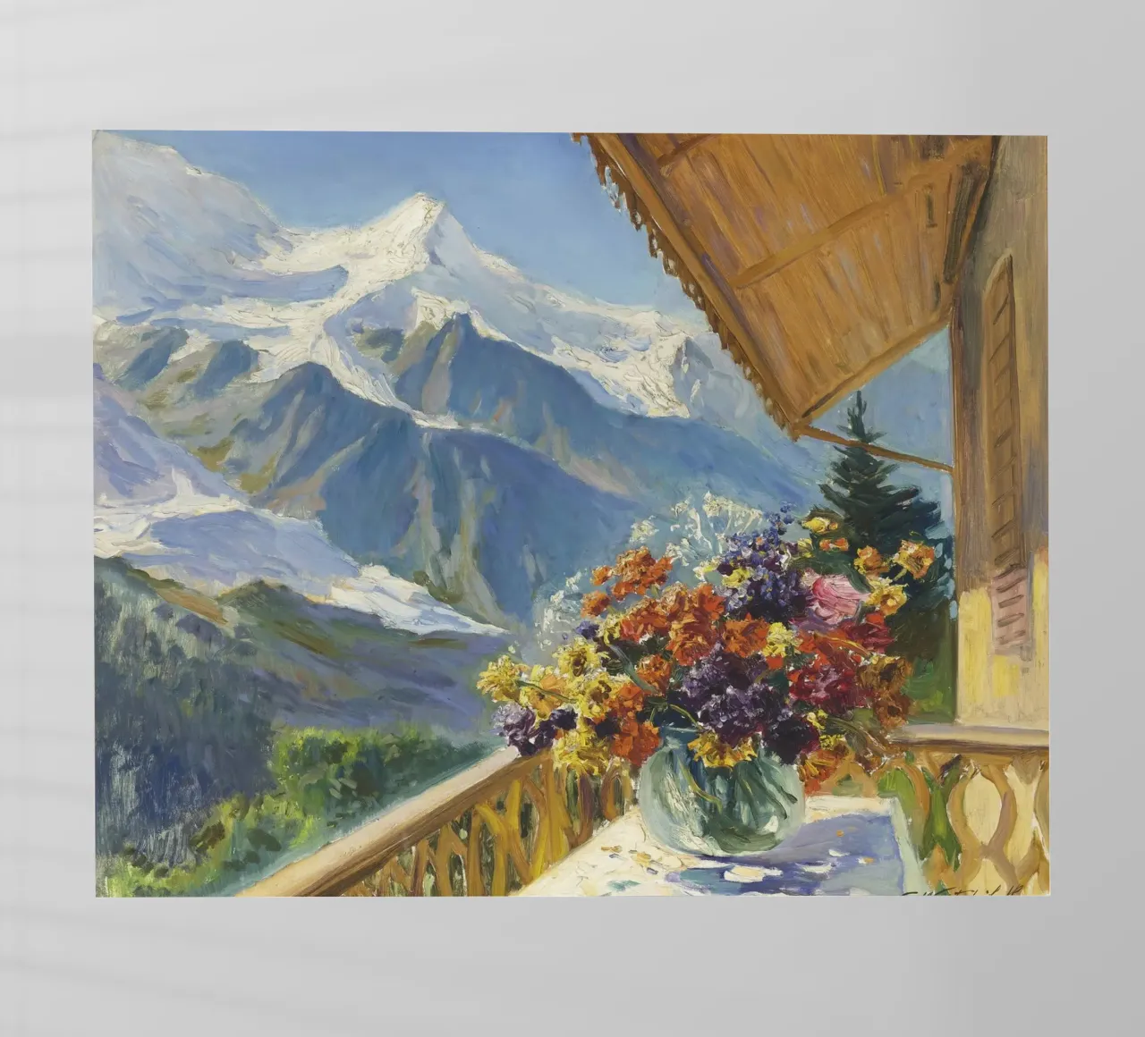 Konstantin Alexandr Weshchhilov - Monte Bianco pellicola backlit da ARTOTHEK