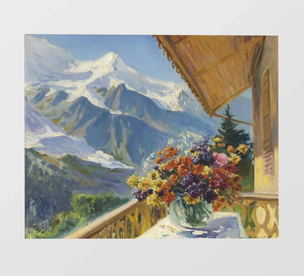 Konstantin Alexandr Weshchhilov - Monte Bianco pellicola backlit da ARTOTHEK