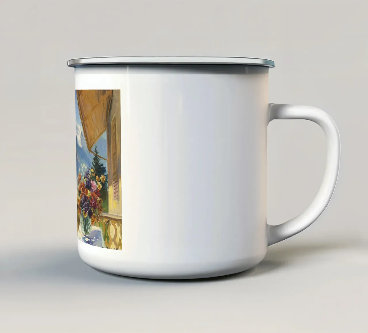Konstantin Alexandr Weshchhilov - Monte Bianco tazza in smalto da ARTOTHEK