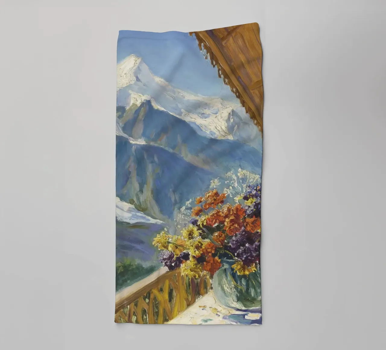 Konstantin Alexandr Weshchhilov - Monte Bianco asciugamano da bagno da ARTOTHEK