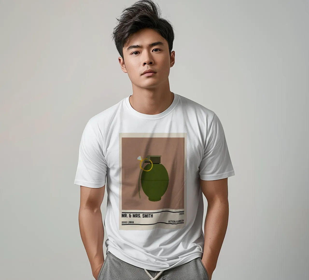 Mr & Mrs Smith t-shirt da TheArtstudio