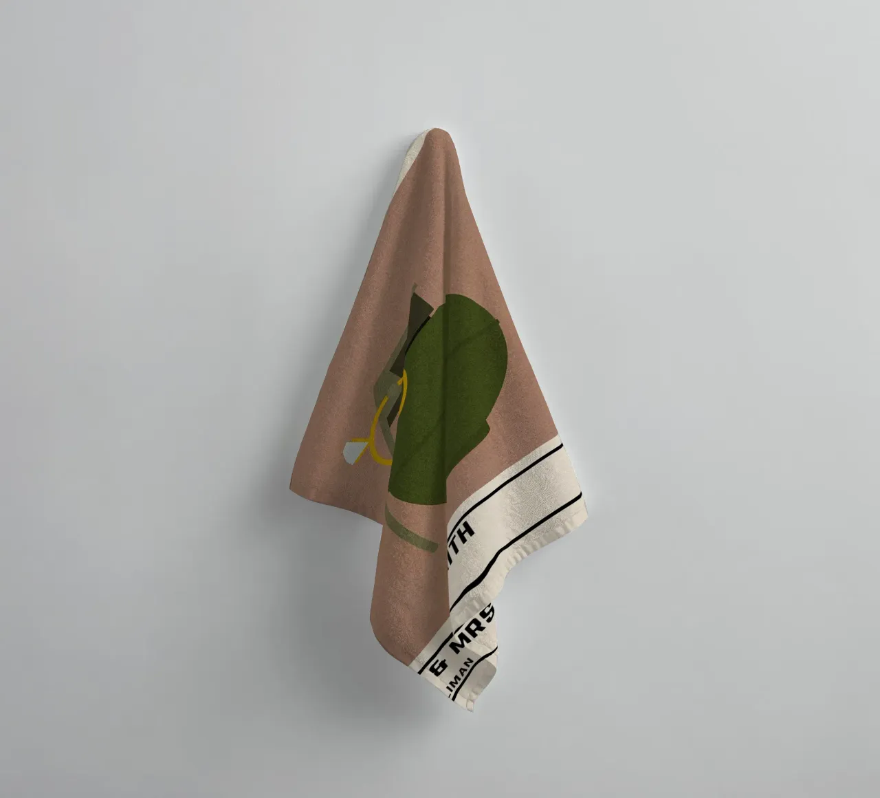 Mr & Mrs Smith asciugamano da bagno da TheArtstudio