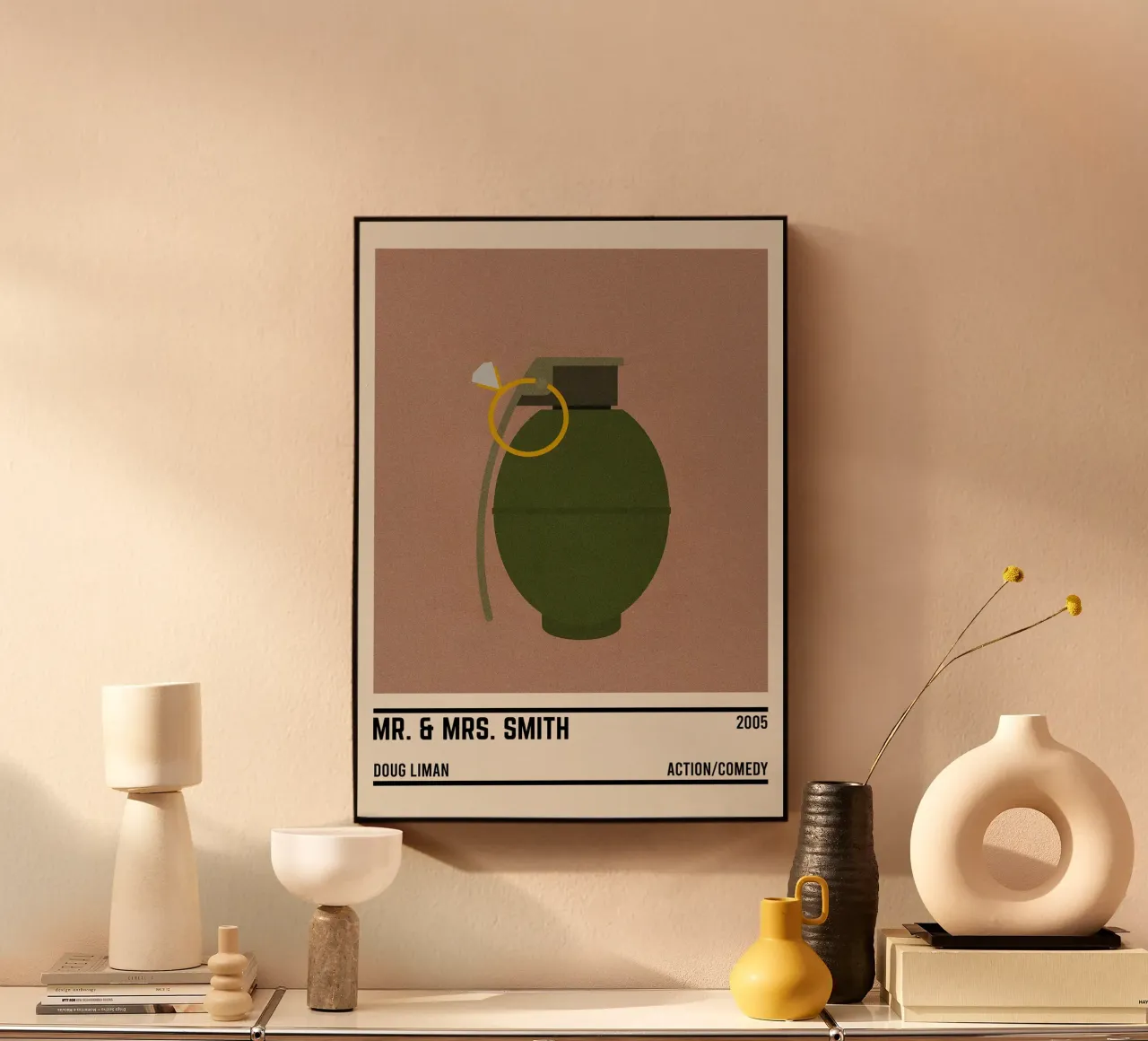 Mr & Mrs Smith alluminio dibond da TheArtstudio