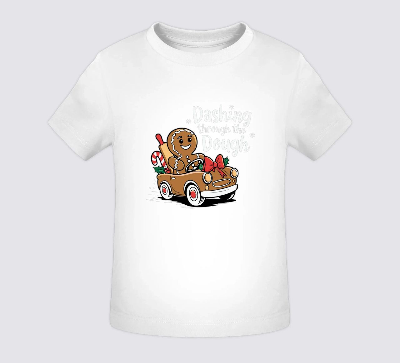 Dashing through the Dough maglietta neonato da edsonramosart